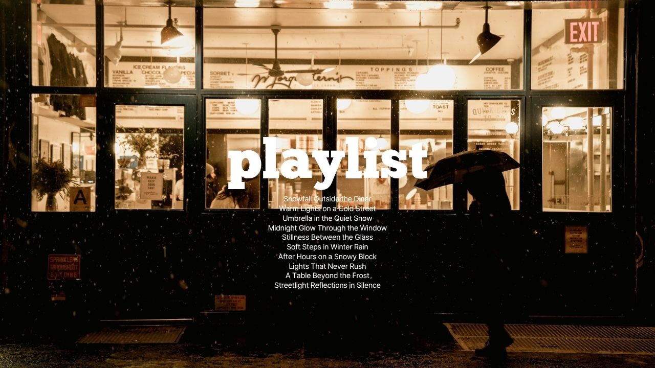 playlist 🎧 조용한 밤, 빛나는 창 너머의 쿨재즈 | Cozy Tune · Winter Jazz | 카페플레이리스트