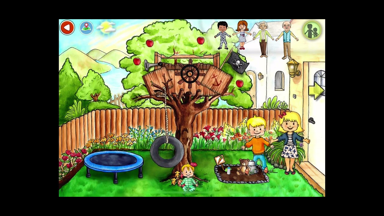 My play home plus story: max and Maya they are ￼ siblings find their actual house ￼￼￼