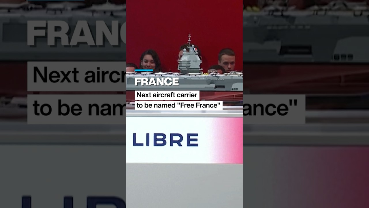 Następny francuski lotniskowiec będzie nosił nazwę &bdquo;Wolna Francja&rdquo; &bull; FRANCE 24 English
