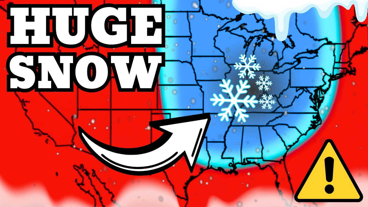 A Burst of Snow Exploding Into a MONSTER — 80 Cities Forecast...