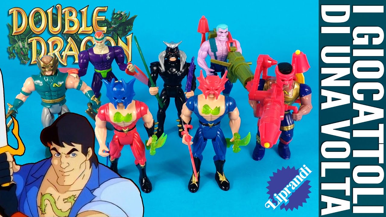 TYCO - DOUBLE DRAGON ACTION FIGURES - BACK THEN 1993