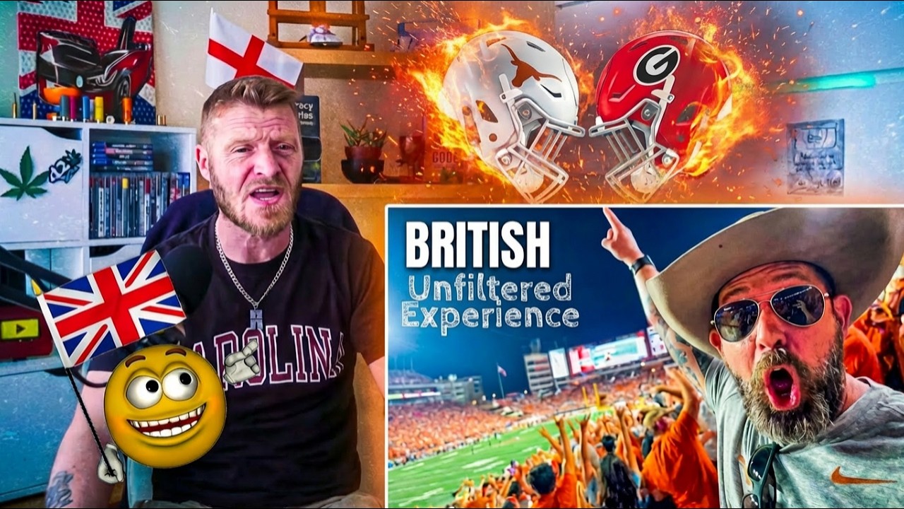 British Guy Reacts To - Brits First American SEC Football Game 🏈 Longhorns V Georgia 