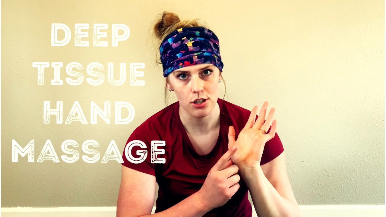 How To Give Yourself A Deep Tissue Hand Massage | Self-Massage For Hands | Deep Tissue Tutorial