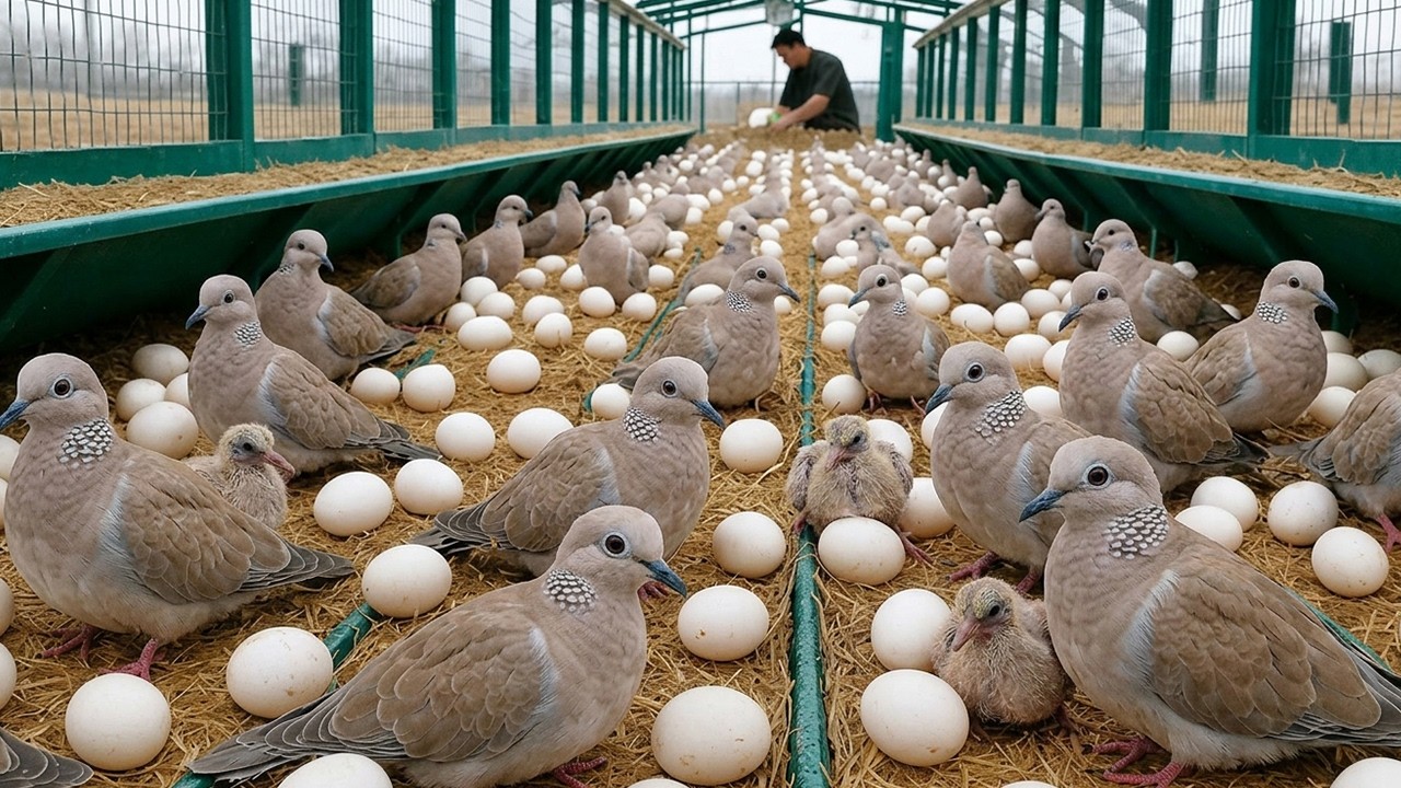 How to Raise Pigeons for Meat and Eggs | Organic Poultry Farming at Home