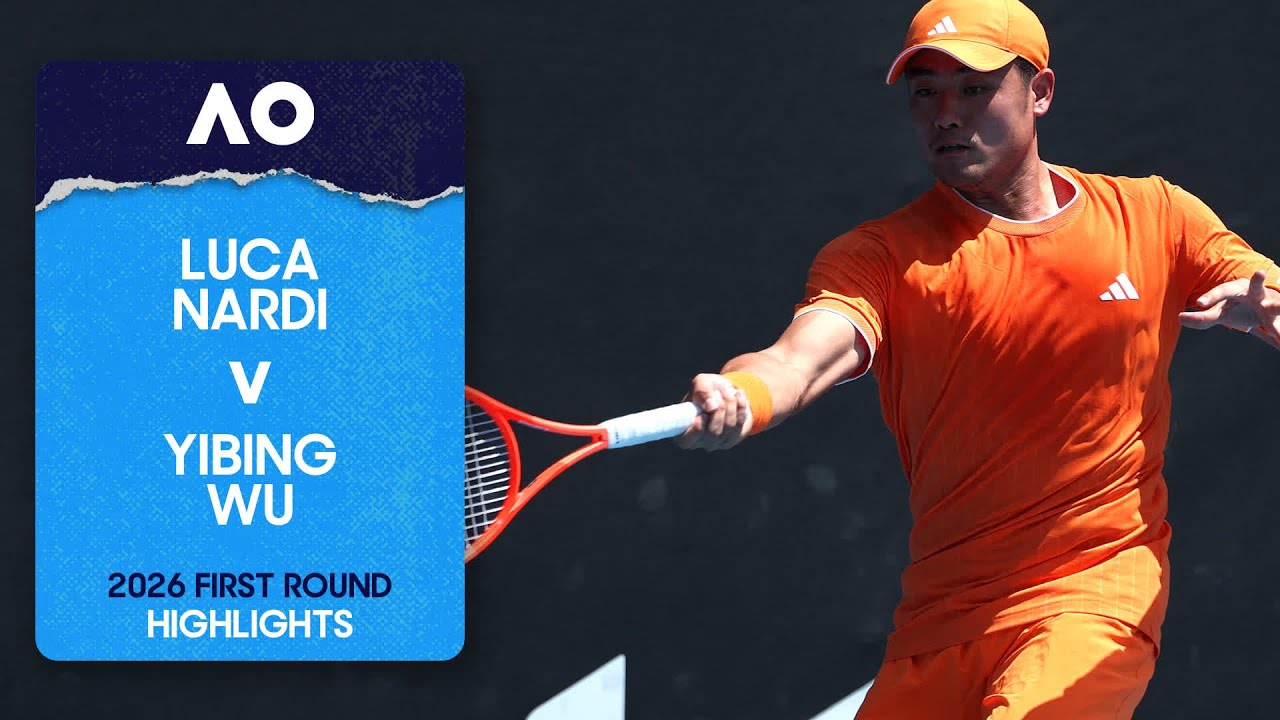 Luca Nardi v Yibing Wu Highlights | Australian Open 2026 First Round