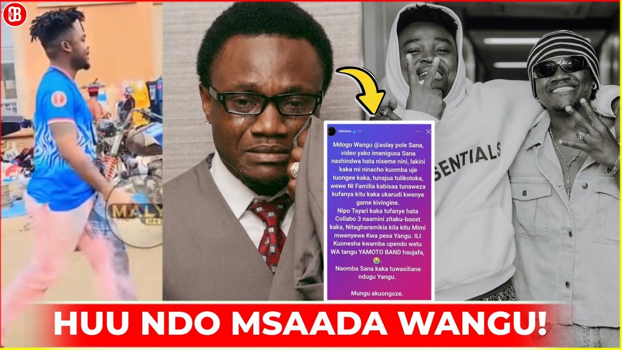Ujumbe mzito wa Mbosso kwa Aslay umewaliza wengi, hicho ndo naweza kukufanyia/ sitaki uteseke tena
