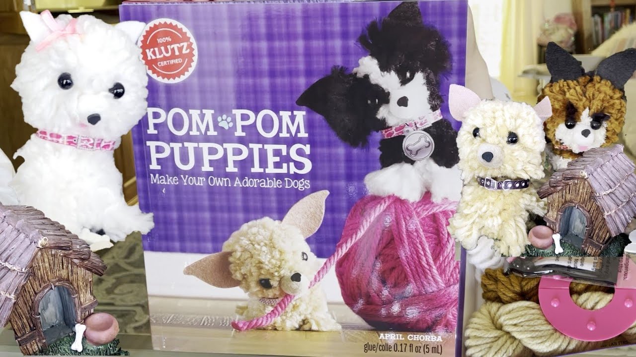 Klutz Pom-Pom Puppies Craft Kit from Blick Art Materials store