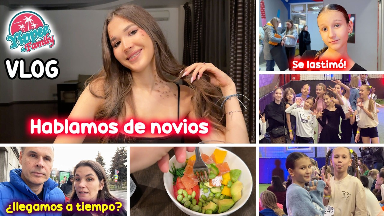¿Y si Daniela tiene NOVIO? 🥹 + Erika se LASTIMA antes de su competición | Vlog Familiar en Rusia