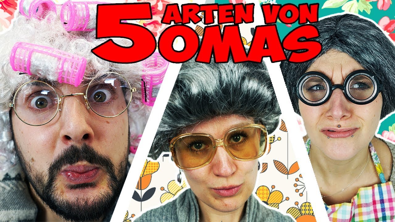 5 ARTEN VON OMAS, DIE JEDER KENNT Meckernde, Fürsorgliche, Nix-Verstehende, Anti-Eltern & Oma Köchin