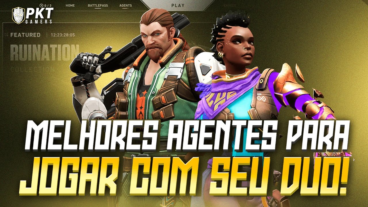 OS MELHORES AGENTES PARA JOGAR COM SEU DUO VALORANT