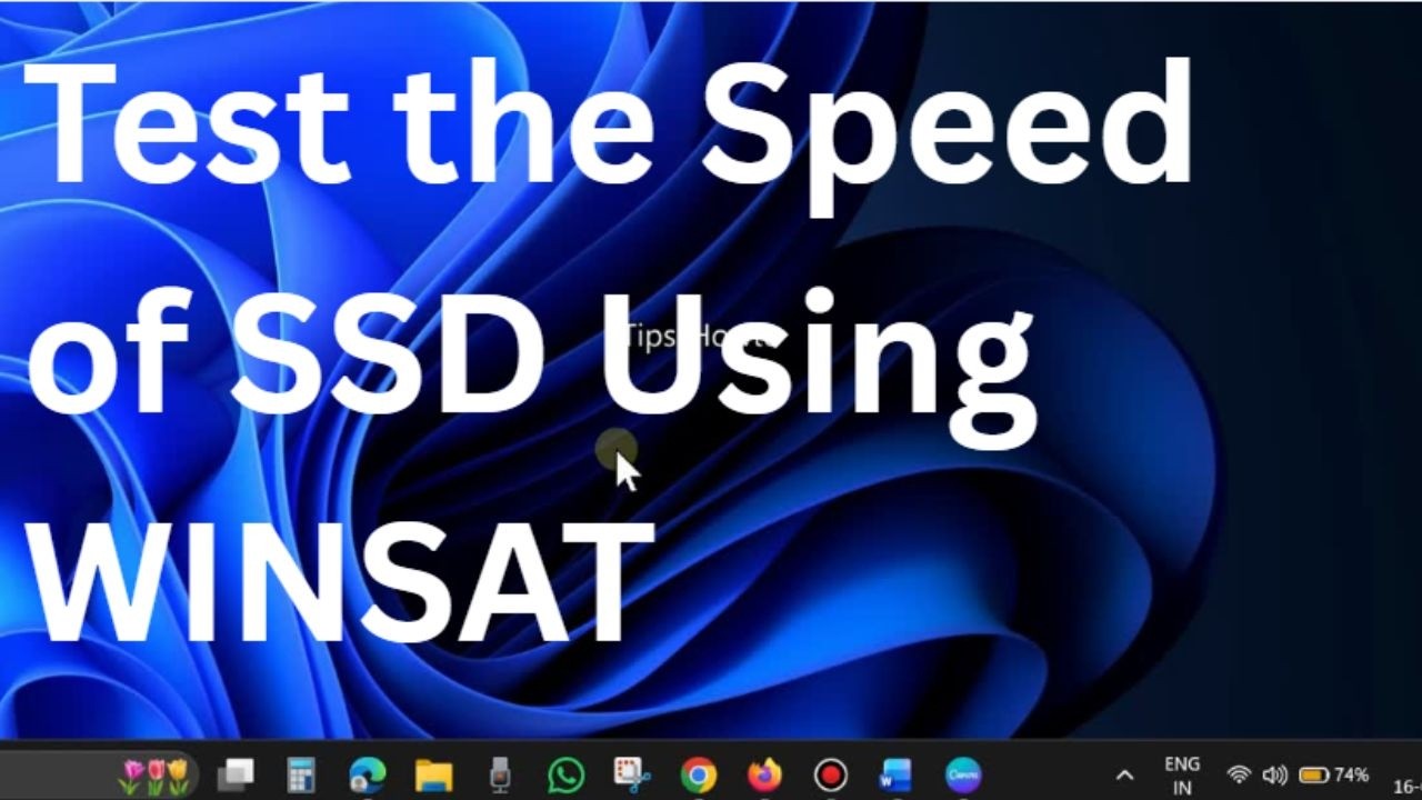 Проверка скорости SSD с помощью WinSAT в Windows 11 (пошаговая инструкция)