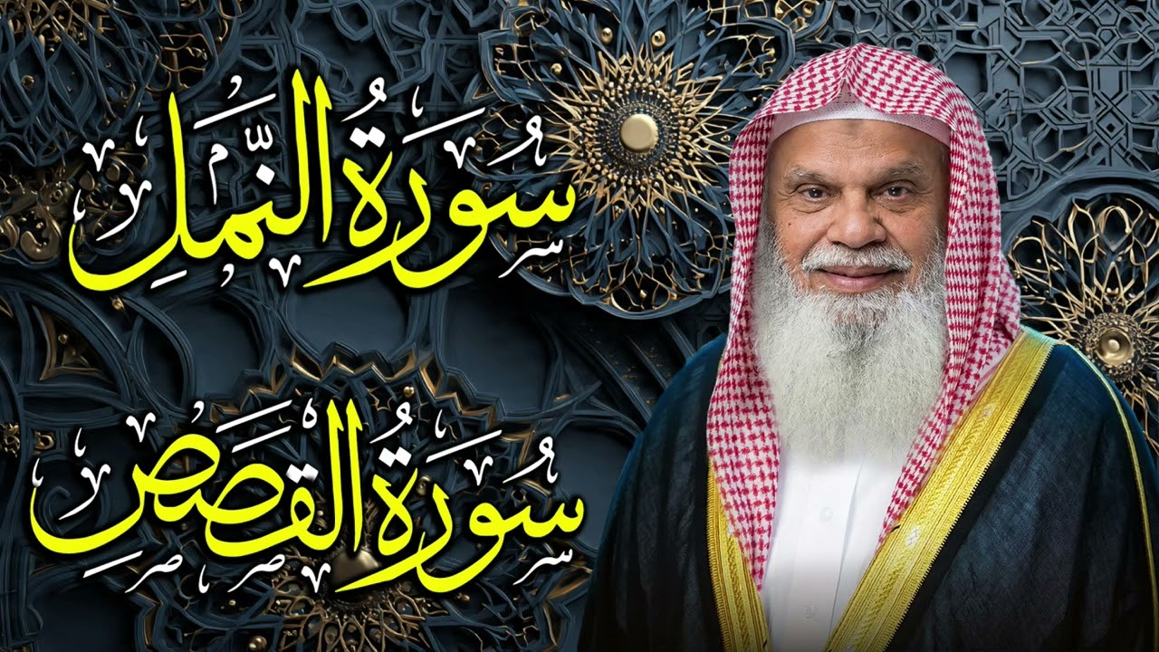 سور النمل والقصص كاملة | الشيخ علي الحذيفي | تيسير الأمور ونور البصيرة