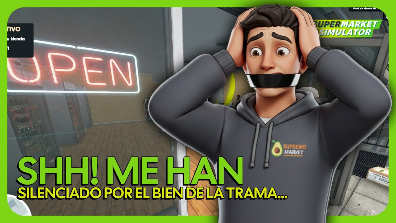 SHH!! OBS ME HA SILENCIADO POR EL BIEN DE LA TRAMA!!! 😧 | SUPERMARKET SIMULATOR (21.5) Sintax07YT
