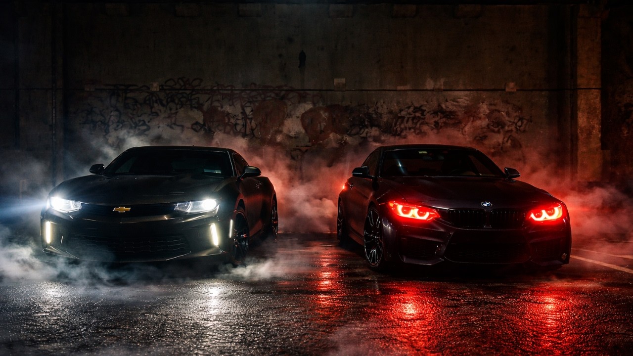 M2 AND CAMARO GO STREET RACING