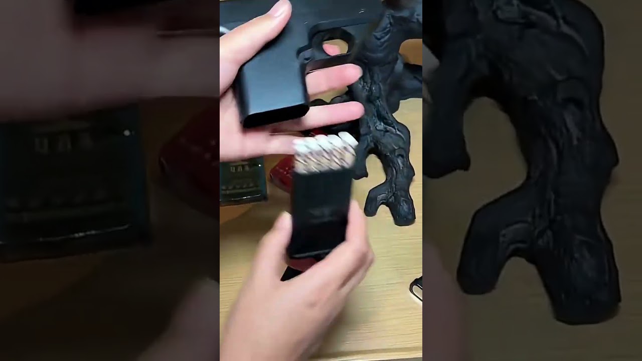 ▶️ Creative gift ideas - Gun Shape Secret Storage Jet Flame Lighter ( # 2456 ) ‪