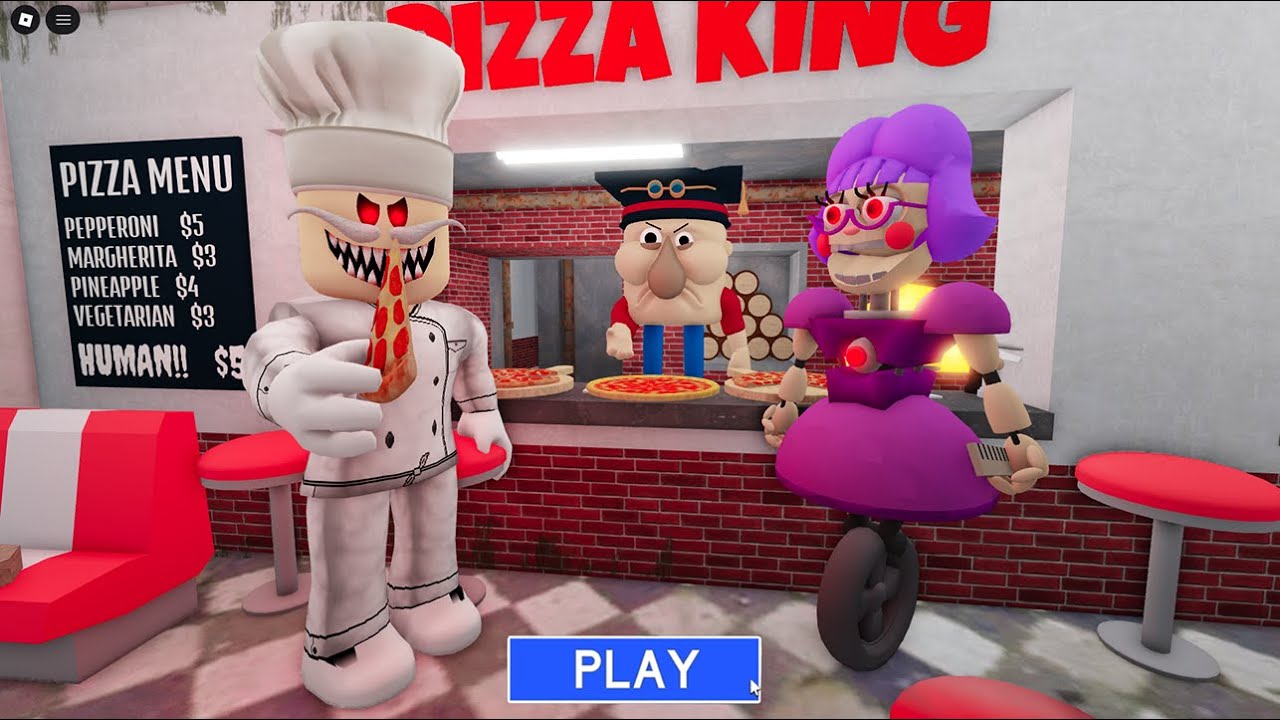 PAPA PIZZA and MISS ANI TRON BUY PIZZA FROM MR.MEANIEHEAD ! WALKTHROUGH GAMEPLAY #roblox