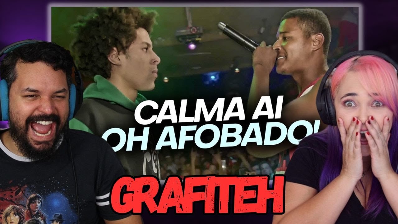 GRAFITEH 🔵 O MC QUE M4TA NA CALMA Máxima Rima ‹ REACT ›