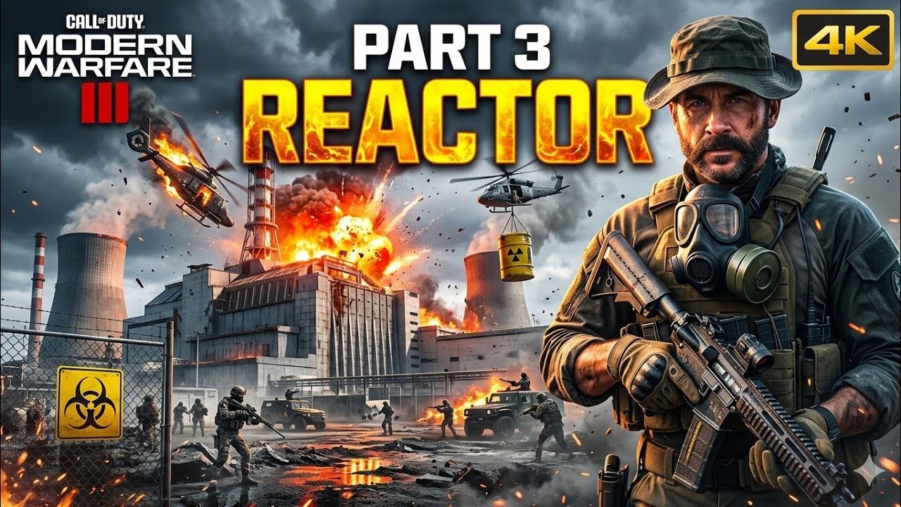 Call of Duty Modern Warfare 3 Campaign - Part 3 - REACTOR