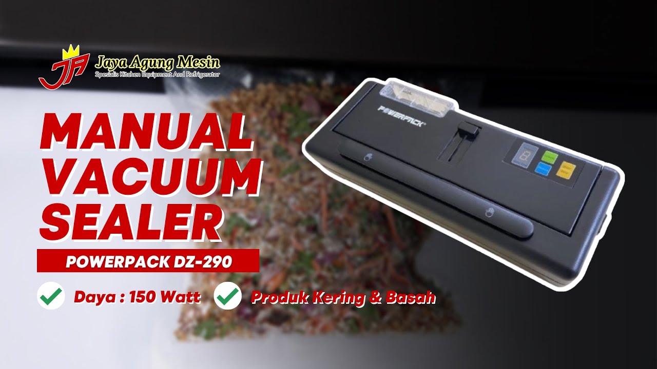Vacuum Sealer Rumahan Terbaik? Bisa Makanan Basah & Kering! | Review Powerpack DZ-290