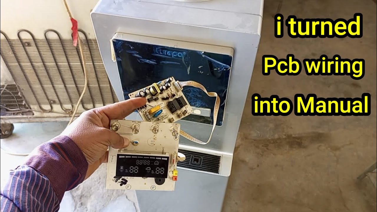 I turned water dispenser pcb wiring into manual wiring|water dispenser wiring|how dispenser wiring