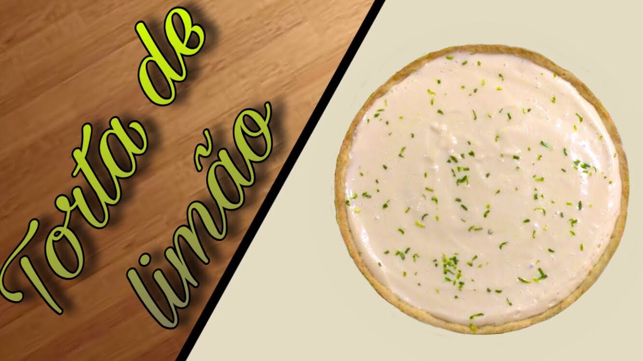 TORTA DE LIM&Atilde;O  ( MASSA PODRE )