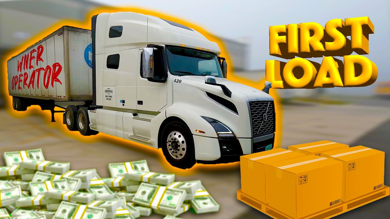 Finally A OWNER OPERATOR In A Reconstructed PreWrecked 2020 Volvo Semi Truck | FIRST LOAD POWER ONLY