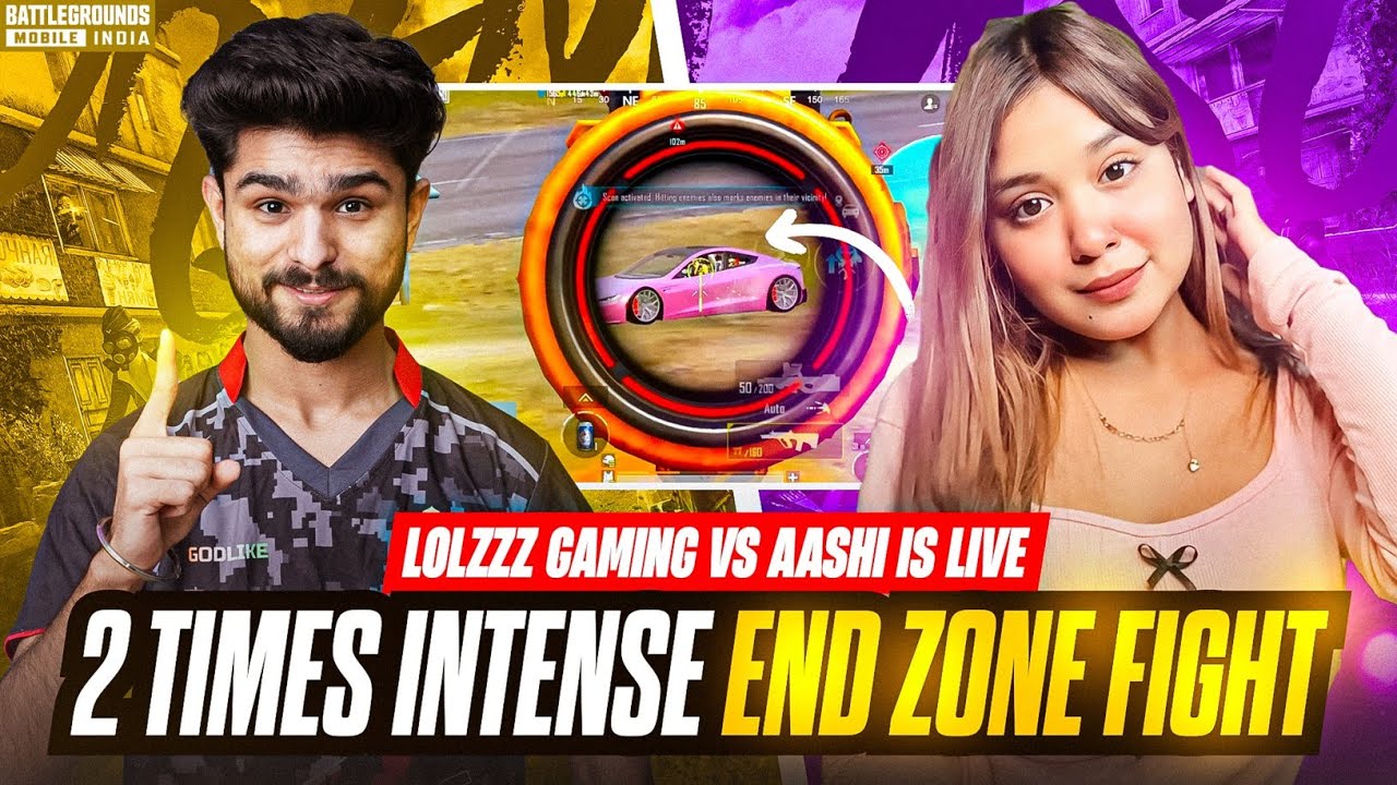 LoLzZz Gaming vs AASHI IS LIVE | 2 TIMES INTENSE 4V4 CLASSIC FIGHT | BGMI HIGHLIGHT