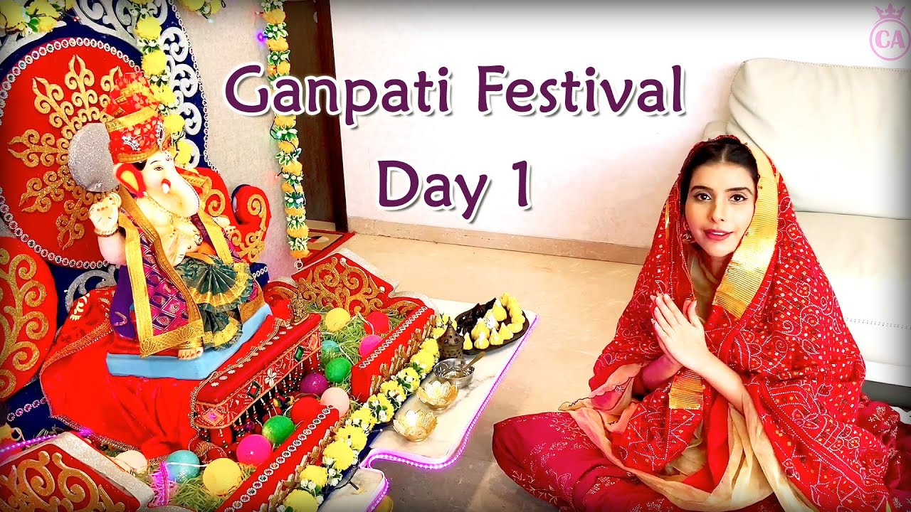 Ganpati Festival DAY 1   |  CHARU ASOPA SEN