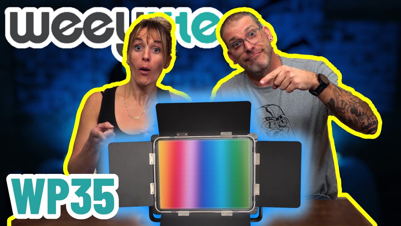 WEEYLITE WP35 – Le panneau LED RGB qui va t’en faire voir de toutes les couleurs ! (ft. Priscilla)