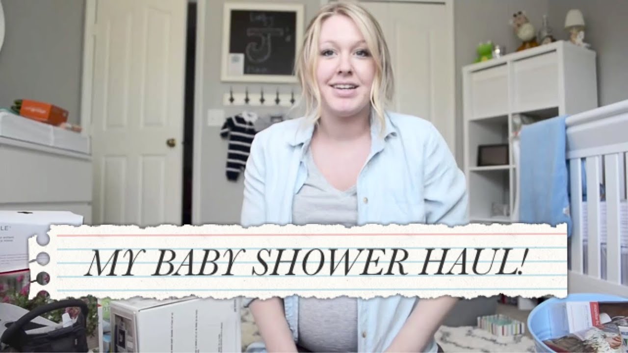 MY BABY SHOWER HAUL VIDEO!