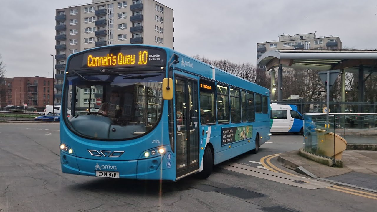 *BELTED!!* Arriva Wales VDL SB200 Wright Pulsar 2 3174/CX14 BYM: Route 10