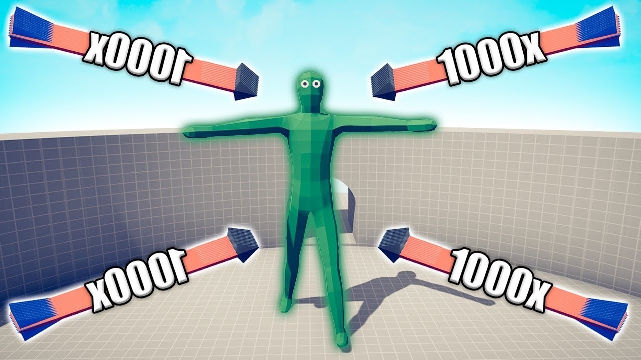 ZOMBIE GIANT vs 2x 1000x OVERPOWERED UNITS - TABS | Totally Accurate Battle Simulator 2026