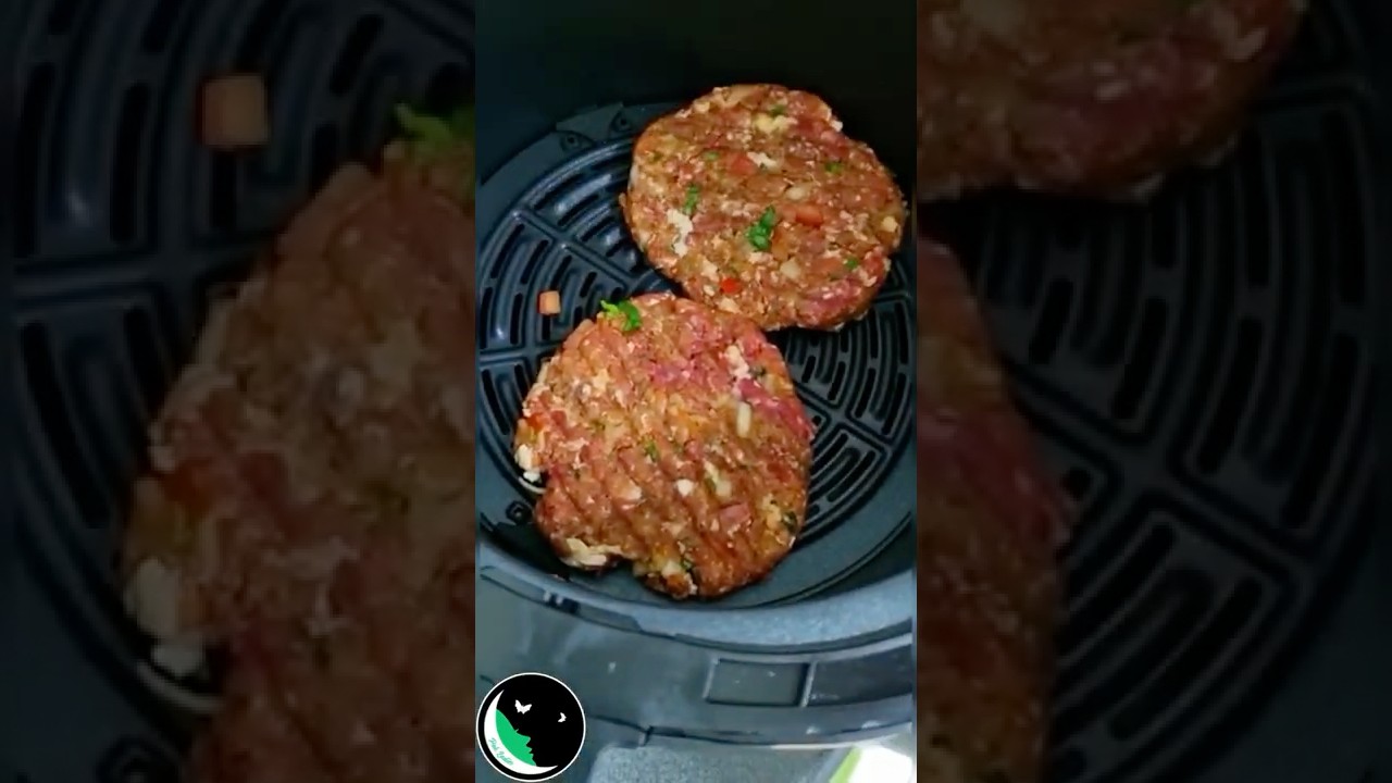 Chapli Kabab in Air fryer  | Quick & healthy Air Fryer Recipe Ideas  #short