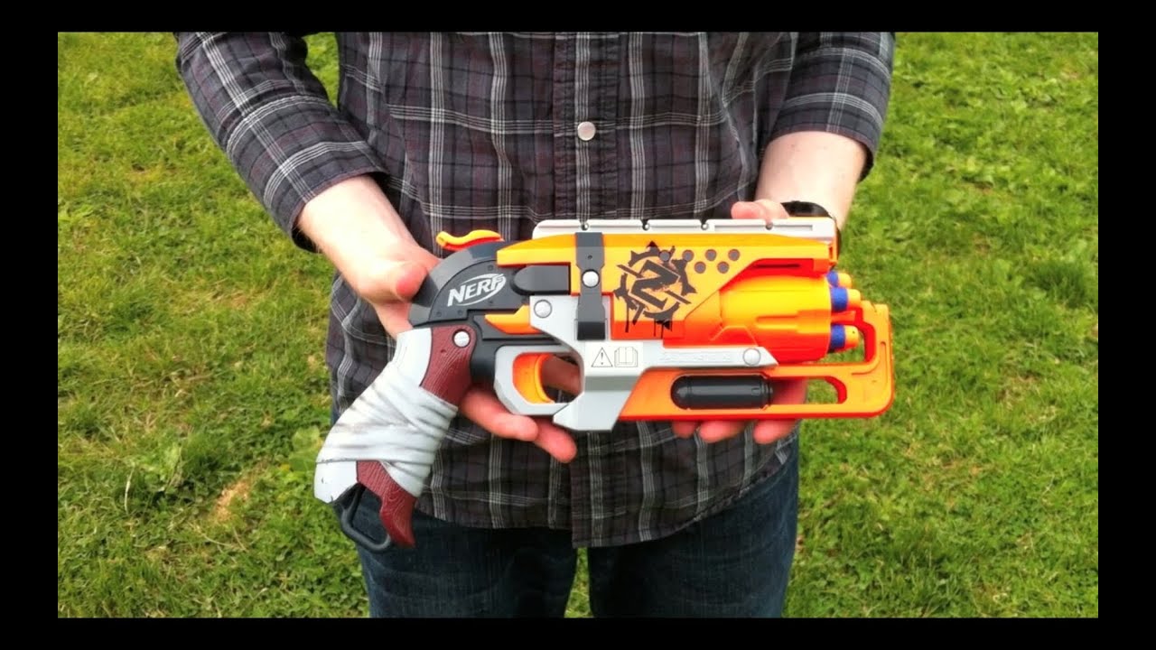 Nerf ZombieStrike HammerShot - Range Test (Stock)