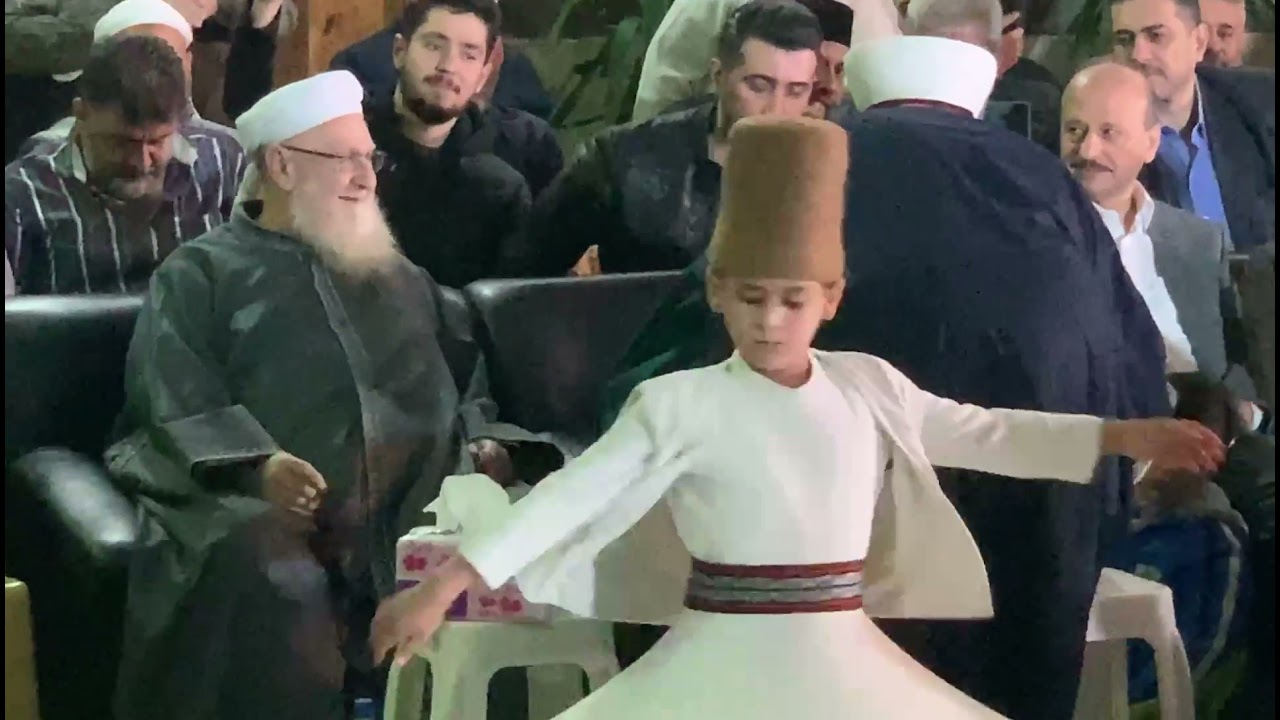 الشيخ عبيد الله القادري الحسيني شيخ الطريقة القادرية العلية انشاد ( الشيخ منصور زعيتر)