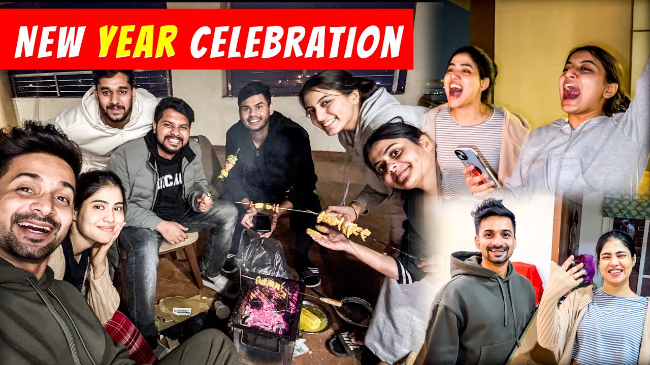 Sab dosto ne Sath me Celebrate kiya New Year