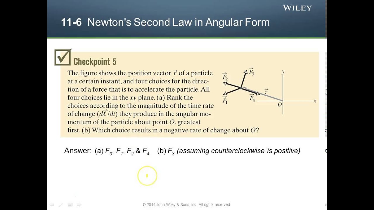 Chapter 11 Rolling, Torque, and Angular Momentum