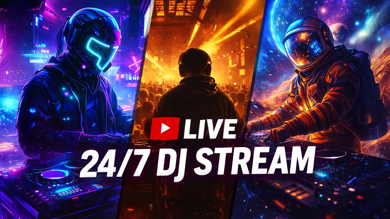 🔴 LIVE DJ Stream | Techno &bull; Rave &bull; DnB &bull; Electronic Party Music