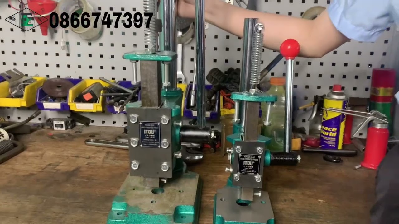 Máy dập gạt tay JM-32 (so sánh máy dập gạt tay JM-32 và JM-16