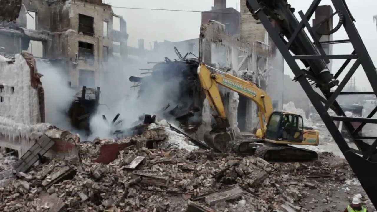 ShapPhoto Chicago 5-11 Alarm fire 1-22-13 demolition