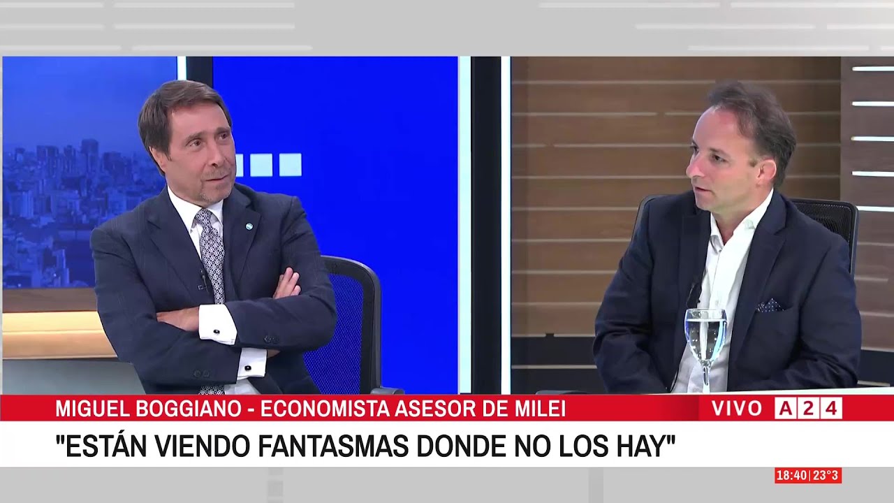 🔴EXCLUSIVO EN A24 | MIGUEL BOGGIANO EL ECONOMISTA ASESOR DE MILEI: 