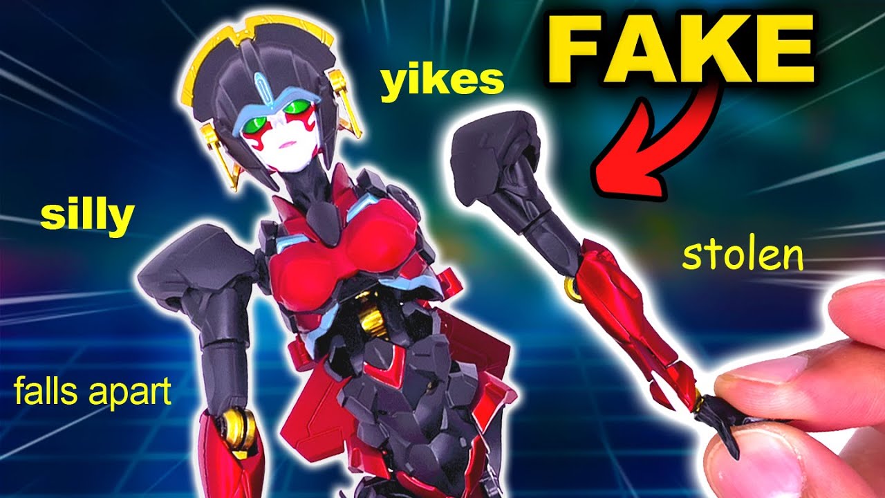 Поддельные трансформеры Windblade - Flame Toys Model Kit Knock Off