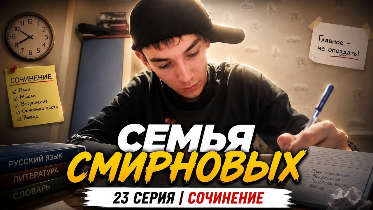 Семья Смирновых | 23 серия | Сочинение