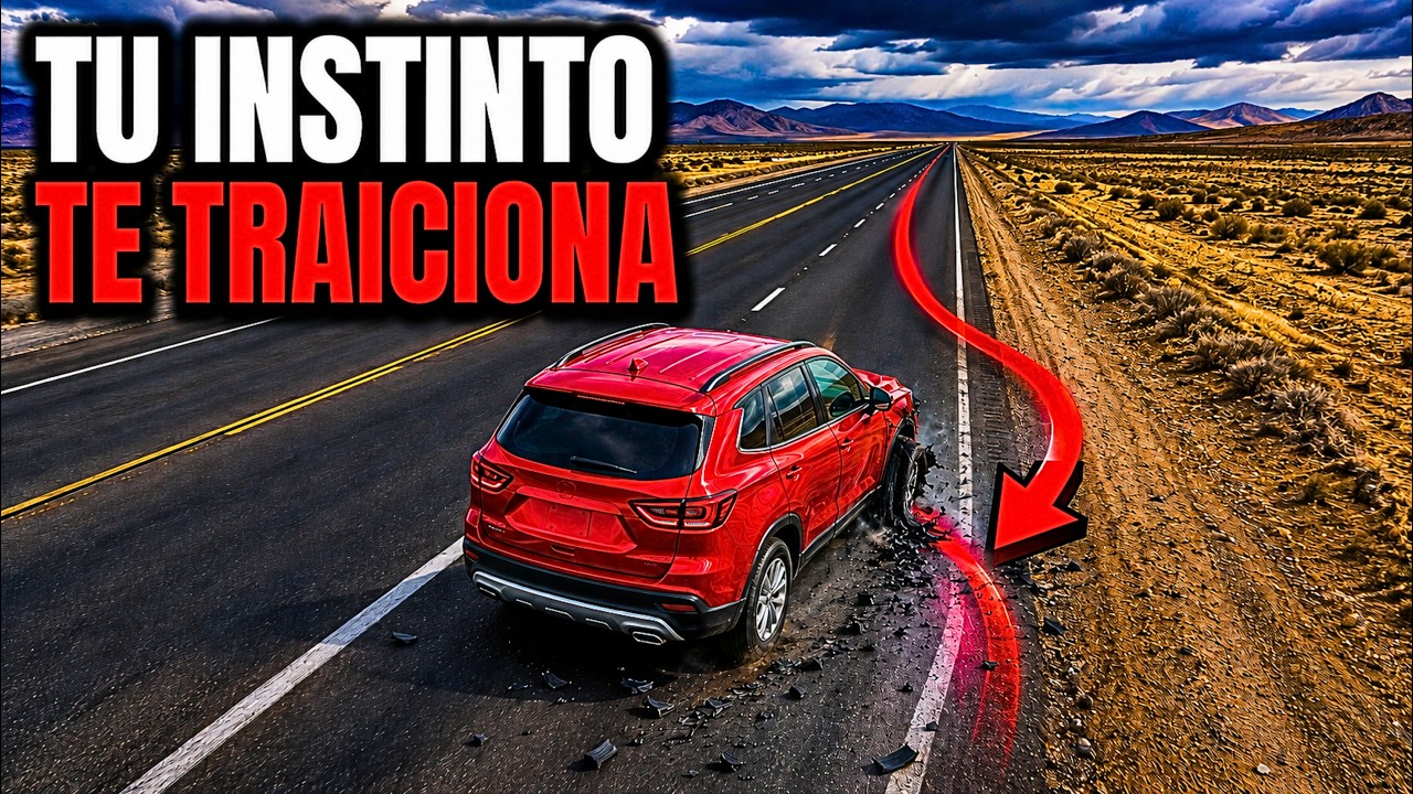 Nunca frenes de golpe cuando explota una llanta en plena carretera