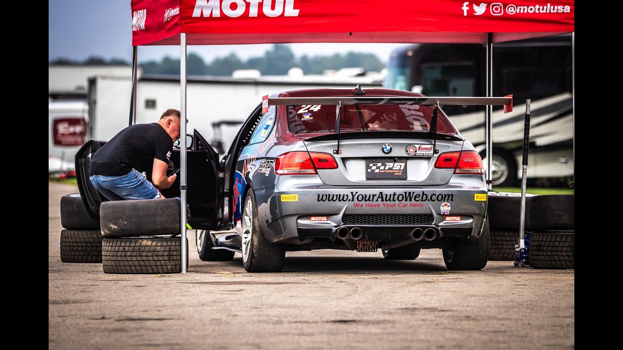 Road America onboard 2:27 lap in BMW e92 335i Race Car