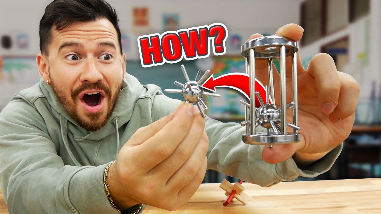 How To Remove The SPIKED Ball From The CAGE!? (Solving The Impossible Cage Puzzle Brain Teaser)