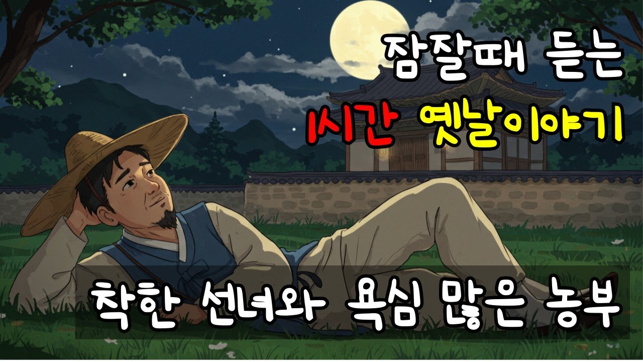🌙 잠잘때 듣는 옛날이야기 - 착한 선녀와 욕심 많은 농부 | 전래동화 | 민담 | 고전 | 잠자리동화 | 오디오북