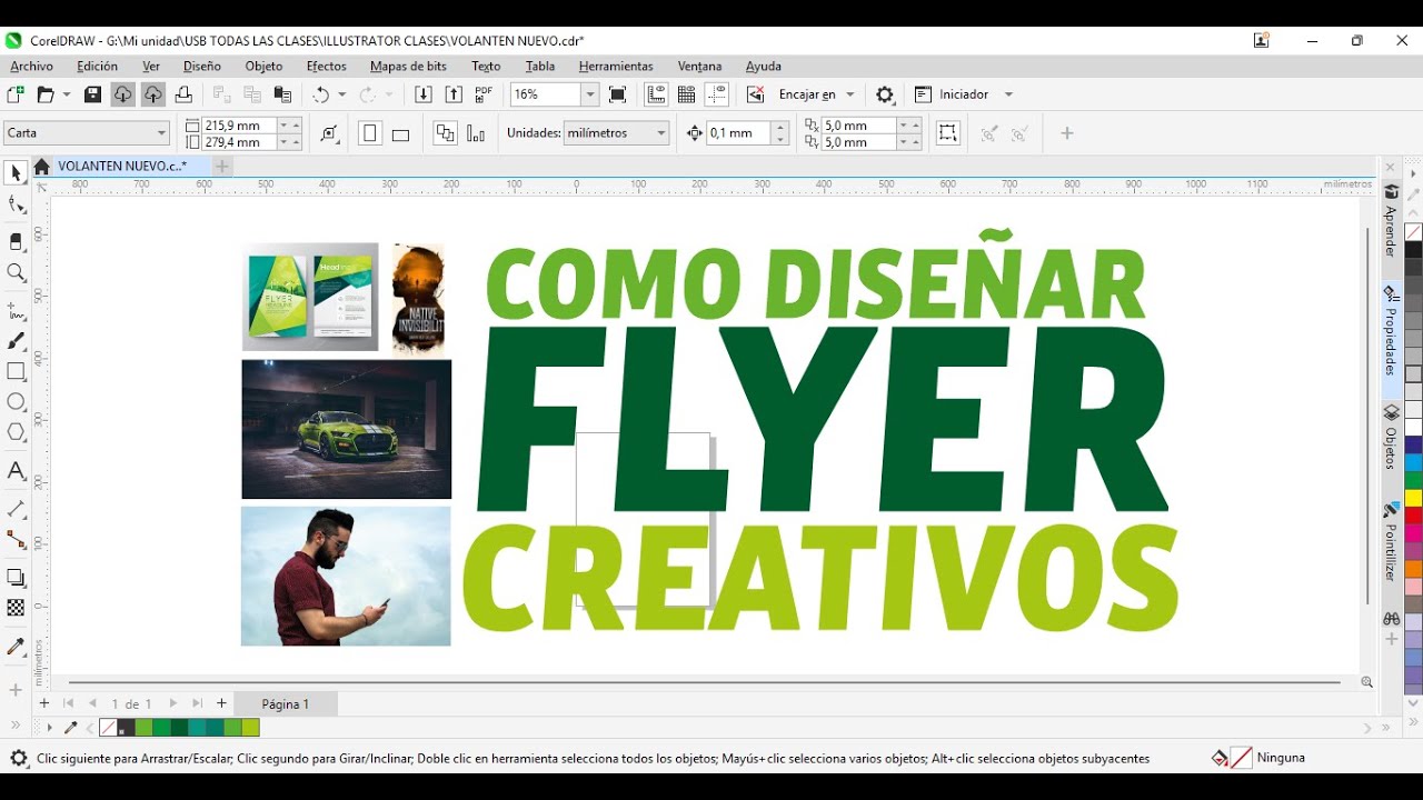 Como diseñar Flyer Creativos en Corel Draw