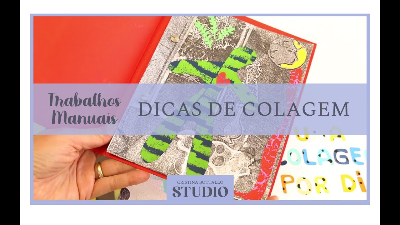 Pinceladas da Cris: Dicas para fazer colagens com papel