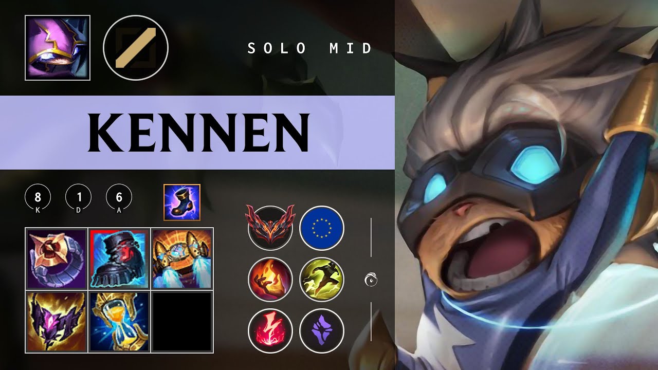 Kennen Mid vs Twisted Fate - EUW Grandmaster Patch 26.01